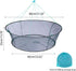 MOUNTTU Crab Net,Fish Trap Crab nets for Crabbing Portable Folding Fishing Fish Net with Thickened Rope for Minnows
