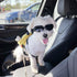 Enjoying Dog Goggles for Small Breed, UV Protection Sunglasses, Driving Eye Protection, Black
