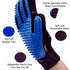 2PCS Dog Bath Brush Set, Adjustable Ring Handle Grooming Brush for Short & Long Hair