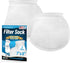 Aquatic Experts 7 inch Ring Filter Socks, 200 Micron, Felt Aquarium Socks, 2 Pack, 7" x 8"