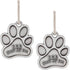 Needzo St. Francis Paw Medal for Pet Collar - Patron Saint of Animals Charm Accessory for Dog Collars (Pack of 2)