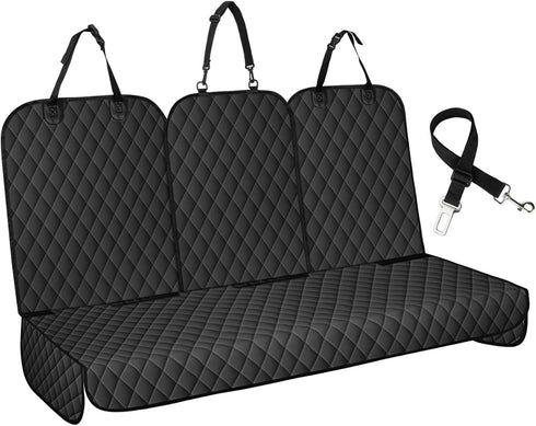 Dog Car Seat Cover for Back Seat - Waterproof, Non-Slip, Pet Bench