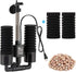AQQA Aquarium Sponge Filter, Power Driven Double Biochemical Water Filter, Quiet Submersible