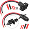 Trolling Motor Plug, 12V 24V 8 Gauge 2 Wire Receptacle Compatible with Minn Kota, Quick Connect Socket