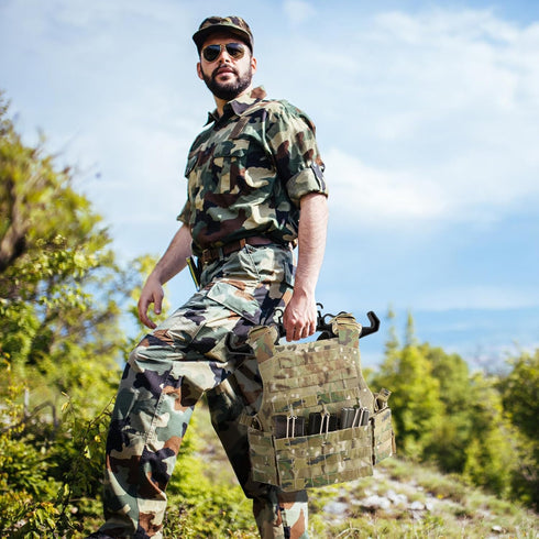 Upgrade Super Heavy Duty Hangers - Portable Tactical Gear Organizer for CS Tactical Training Outdoor