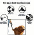 RyanDesign 2-in-1 2-Pack Car Seat Belt for Dogs, Headrest Dog Safety Harness & Leash - Adjustable Nylon Vehicle Pet