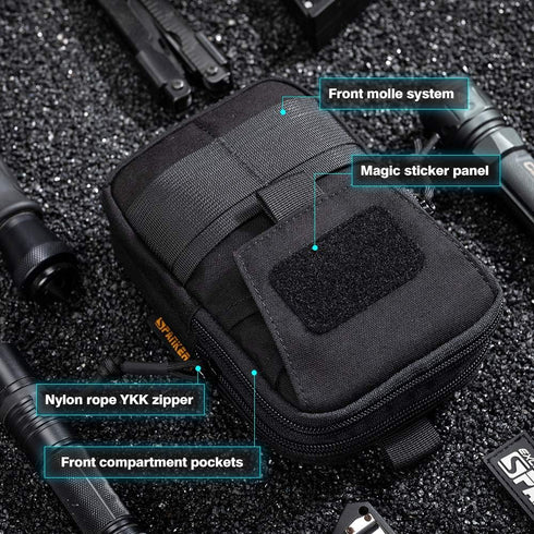 12Pro 12 11ProMax 8Plus 8 7 6 9 S9 EXCELLENT ELITE SPANKER Tactical Molle EDC Pouch Nylon Belt Waist Bag Camping Hiking
