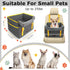 25lbs Dog Car Seat for Small Dogs, Fuzzy Dog Car Seat Up to Stable, Waterproof, Foldable with Clip-On Safety Leash, Pet