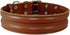 Dogs My Love Heavy Duty Brown Leather Collar 1.75" Wide, Fits 17.5"-21" Neck