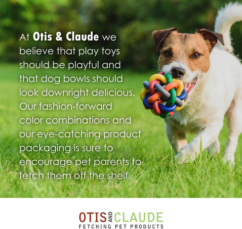 Otis and Claude Pet Grooming Gloves - Adjustable Strap, Gentle Hair Remover, Bathing, Massage Brush for Cats and Dogs