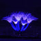 Soft Silica Gel Aquarium Decorations, Glow in The Dark Coral Ornaments for Fish Tank Decorations (Blue, Sunflower)