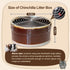 Arfubye Chinchilla Chinchillas, Ceramic Litter Box Corner Litter Box for Small Pets Round Potty Trainer Corner Litter