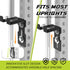 Lights Mountain 2x2 2x3 3x3 5/81 M14 Universal Barbell Holder for Power Rack, Fits / / Rack Uprights, Fits Holes