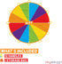 16 12 Play Platoon Rainbow Parachute Toy for Kids, ft Parachute Game with Handles for Kids, Elementary School Gym Class