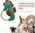 Sumuyo Toy,2-Pack Plush Wrinkled Squeaky Dog The Best Durable Teething Puppy Rope Chew Toy Keeps Them Busy Playing
