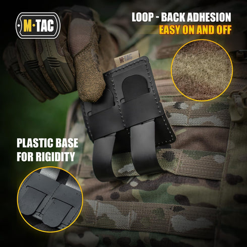 M-Tac Tactical Morale Patches Board | Hook and Loop Molle Attachment 3.1 x 3.2 Inch