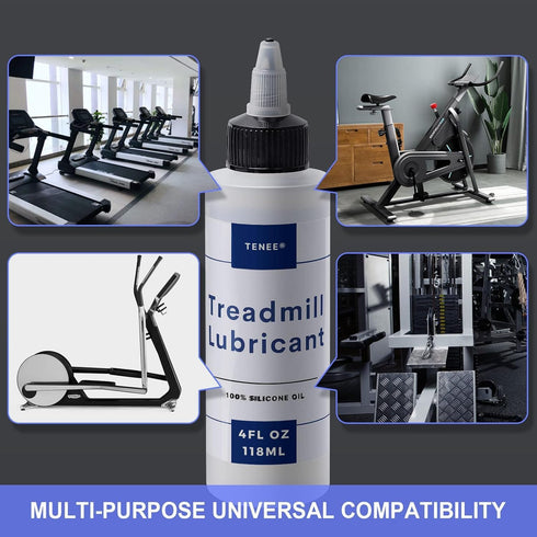 4oz 100% Treadmill Lubricant for Belt, Silicone Treadmill Belt Lubricant, Premium Treadmill Oil with an Easy-to-Apply