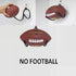 Pmsanzay Football Wall Mount Holder - Adjustable Display Rack for Football Helmet, Coats, and Sports Equipment