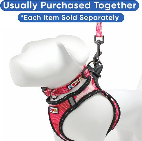 Pawtitas Dog Vest Harness with Breathable Air Mesh, All Weather Vest Harness for Large Dogs, Pink Camo