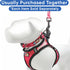 Pawtitas Dog Vest Harness with Breathable Air Mesh, All Weather Vest Harness for Large Dogs, Pink Camo