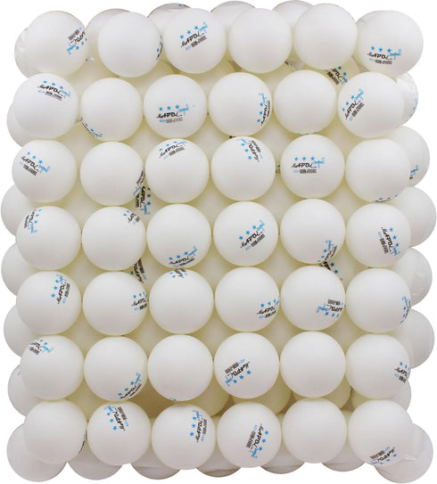 MAPOL 100 Pack White 3-Star Table Tennis Balls Advanced Training Ping Pong