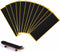 WINDIR 24Pcs Foam Grip Tape for Fingerboards,38 * 110mm Professional Black Wooden MiNi