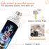 Lyjinbc Trimmer 2-Speed Dog Nail Grinders, Electric Rechargeable Pet Nail Low Noise with LED Light Mode for Large