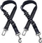 2 Dog Seatbelt Seat Belt Car Harness Leash Travel Accessories, Bungee Anti Shock Pet Cat Adjustable Lead Clip Safety