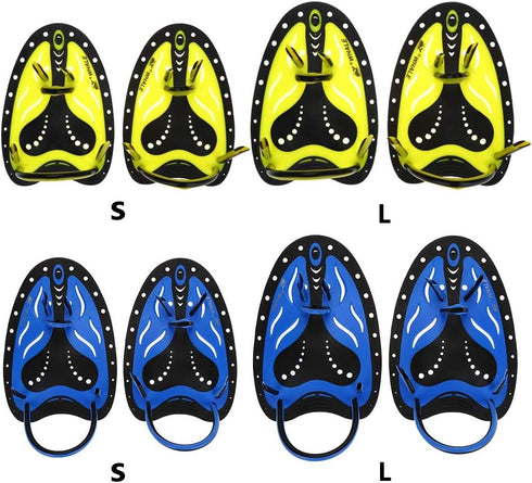 Swim Fin, Adjustable Kids Flippers for Swimming, Professional Swim Hand Paddles for Training