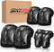 SKT HP Protective Gear Set for Adults: Knee Pads, Elbow Pads & Wrist Guards for Inline Skating, Biking, Skateboarding