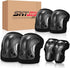 SKT HP Protective Gear Set for Adults: Knee Pads, Elbow Pads & Wrist Guards for Inline Skating, Biking, Skateboarding