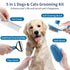5 in 1 Dog Grooming Kit - Self-Cleaning Slicker Brush for Shedding Dogs & Cats, Includes Pet Comb, Bath Brush, Rake