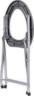 Commode Alpcour Portable Toilet Seat Compact Lightweight Indoor & Outdoor w/Built-In Bag Hooks & Travel Bag Heavy-Duty