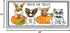 Stupell Industries Trick or Treat Festive Pet Dogs Halloween Outfits, Gray Framed Wall Art, 10 x 24, Orange