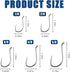 Octopus Baitholder Fishing Hooks Kit, Barbed Offset Circle Hooks Set for Freshwater & Saltwater Fishing