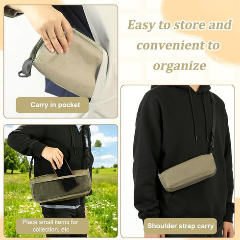 Backpack Collapsible Stool Foldable Stool Pocket Chair Portable Stools Seat for Camping Fishing Hiking Outdoor Travel