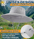 UPF50+ Men's Sun Hat by Home Prefer, Wide Brim Fishing Hat, Foldable UV Protection for Beach Gardening