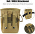 LIVANS Tactical Molle Dump Pouch - Magazine Recovery Pouch, Adjustable Military Holster Bag for Airsoft Paintball