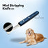 6-Piece Set Professional Dog Grooming Stripping Knife Kit Pet Grooming Tool with Stainless Steel Blades & Wooden