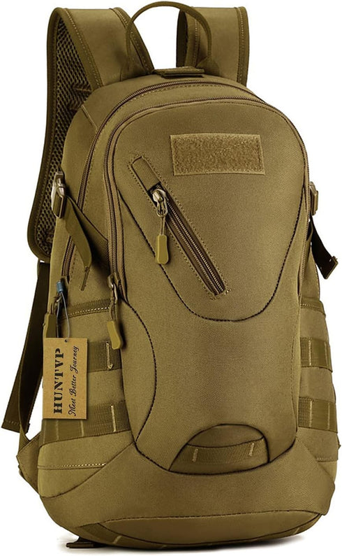 HUNTVP 20L Military MOLLE Backpack Rucksack Tactical Assault Pack for Hunting, Camping, Trekking, Travel