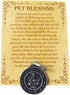 Westman Works St Francis Medal Set for Dogs Collar Pendant with Pet Prayer Gift Boxed