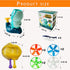 Generic 3-8, 8 Dinosaur Flying Disc Launcher Toy Kids Outdoor Toys for Boys & Girls Ages Fun Press & Launch Game