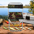 Portable Folding Chair Large Size Lightweight Camping Seat for Outdoor Fishing Hiking Garden Use Camouflage Collapsible