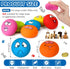 Jenaai 24 Pieces Funny Face Squeaky Dog Toys, Latex Soft Emoticon Balls for Small Medium Dogs