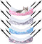 Geelin 4 Pcs Reversible Cat Hanging Hammock, Soft Breathable Pet Cage Bed for Cats, Small Dogs, Rabbits (16 x 20 Inch)