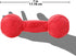 Nerf Dog 7in Bash Squeak Barbell Dog Toy - Red