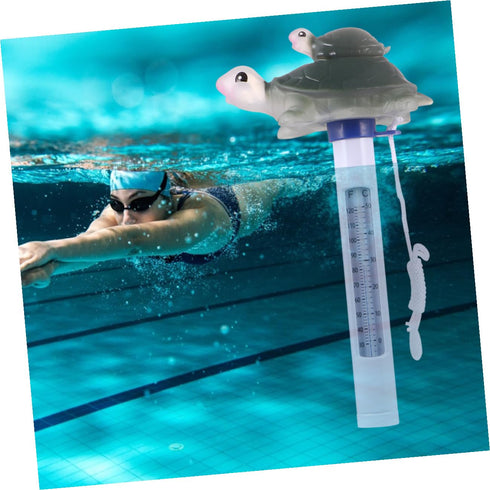 Swimming 0-50c, BESTonZON Floating Pool Thermometer Turtle Shape for Pools and Hot Tubs, Waterproof Water Temperature