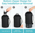 64 128 oz RAYMYLO Water Bottle Holder Carrier Bag Crossbody with Adjustable Shoulder Strap, Sports Water Bottle Sleeve