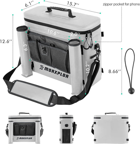 Kayak Cooler, Waterproof Kayak Seat Back Cooler for Kayaking, Portable Ice Chest, Beach Cooler, Travel Lunch Bag