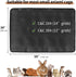 2 Pack 5959 Oncpcare Waterproof Rabbit Playpen Mats in (Black) Washable Floor Protector and Cage Liner for Guinea Pig